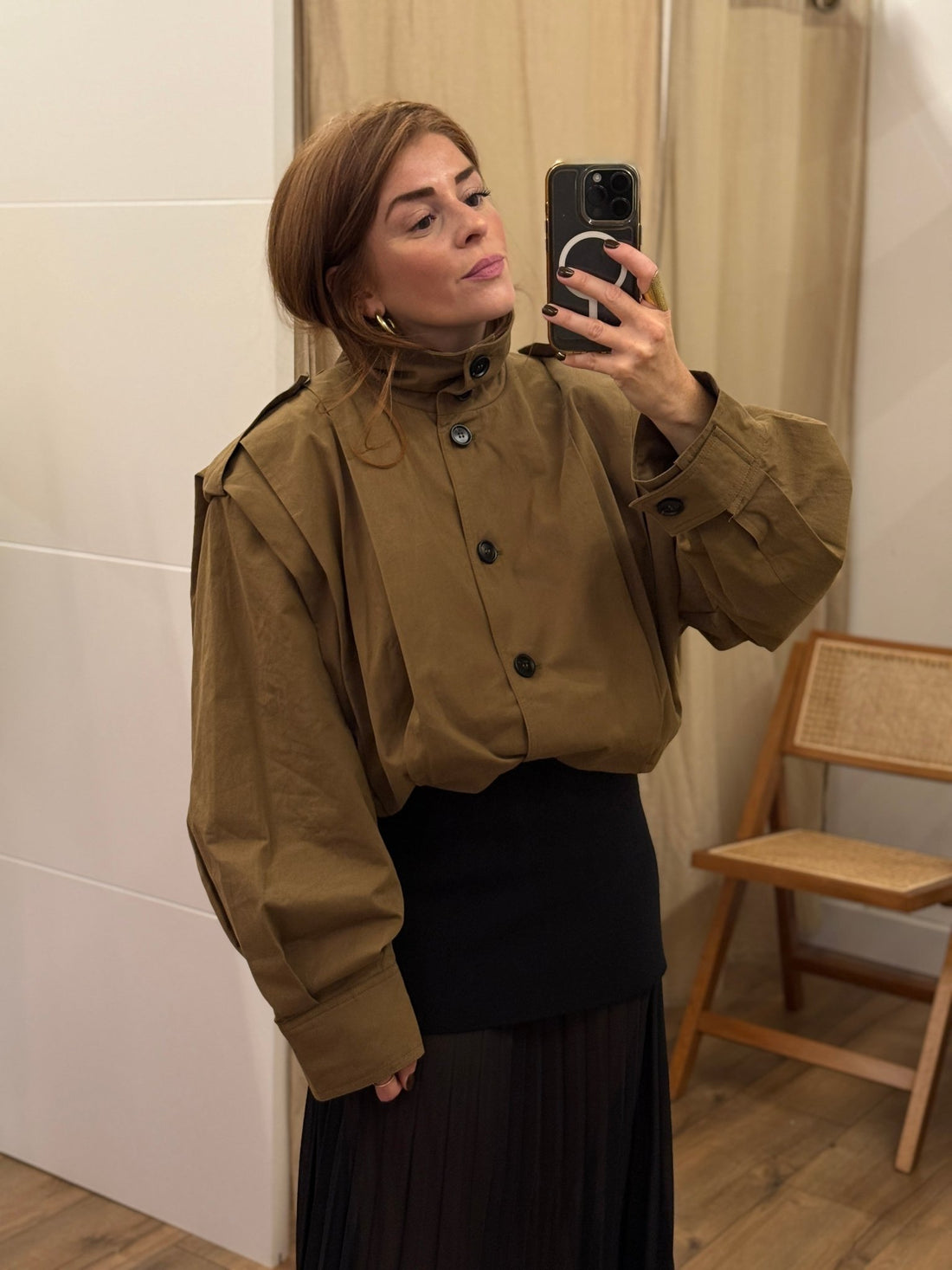 Veste Meva kaki - Léone