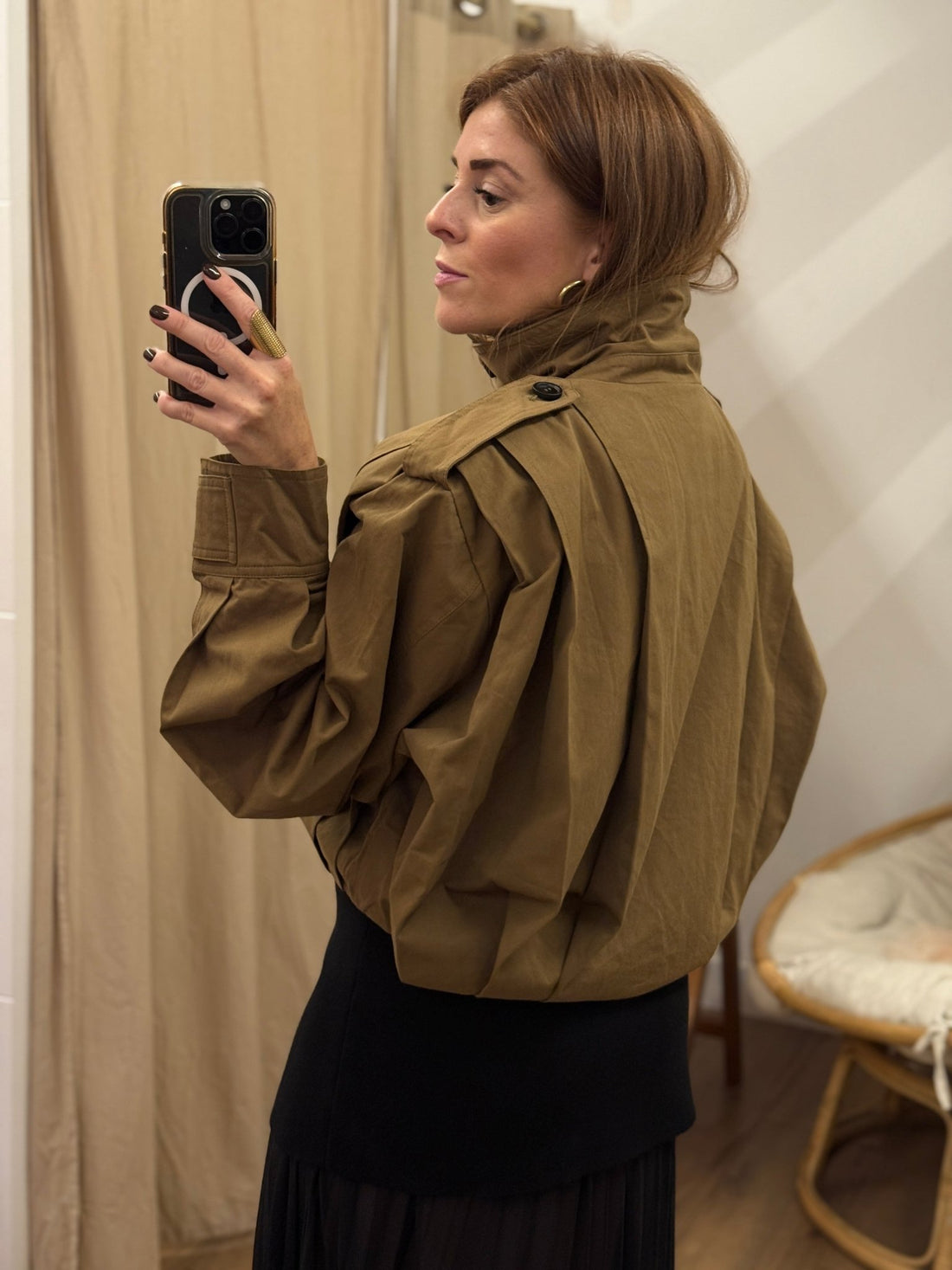 Veste Meva kaki - Léone