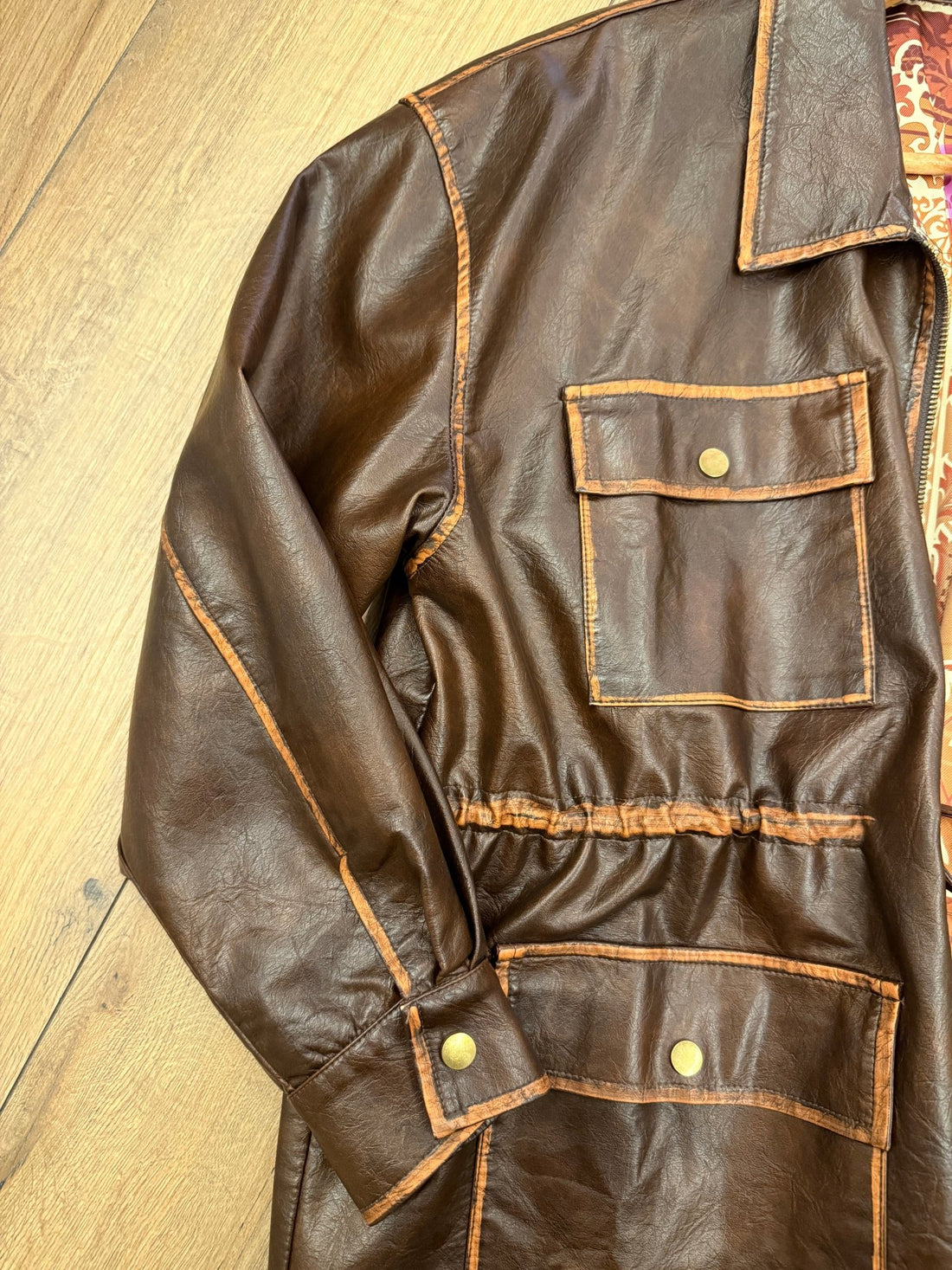 Veste Moé marron - Léone