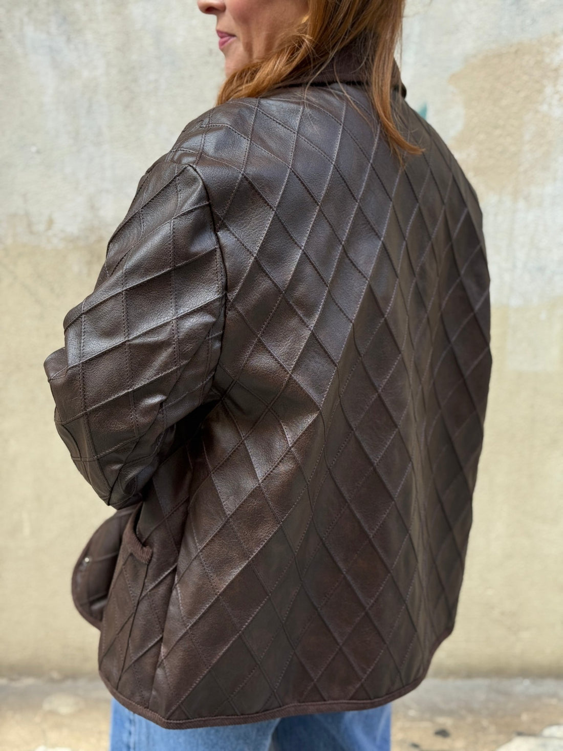 Veste Nava marron - Léone