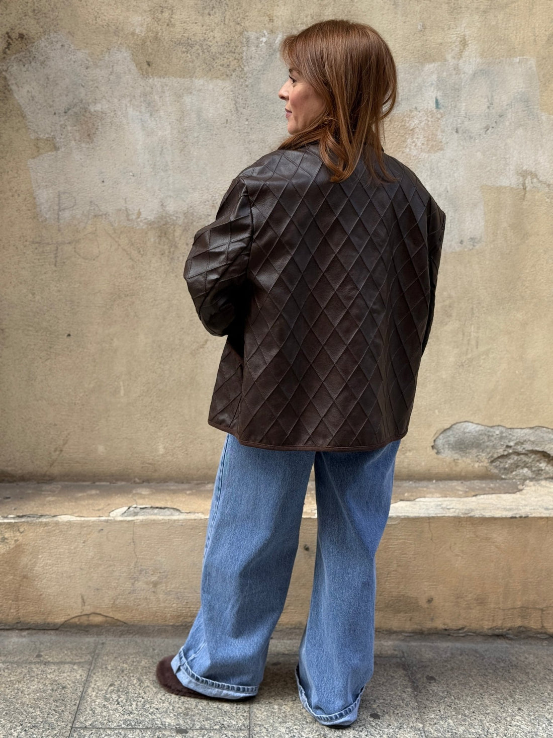 Veste Nava marron - Léone