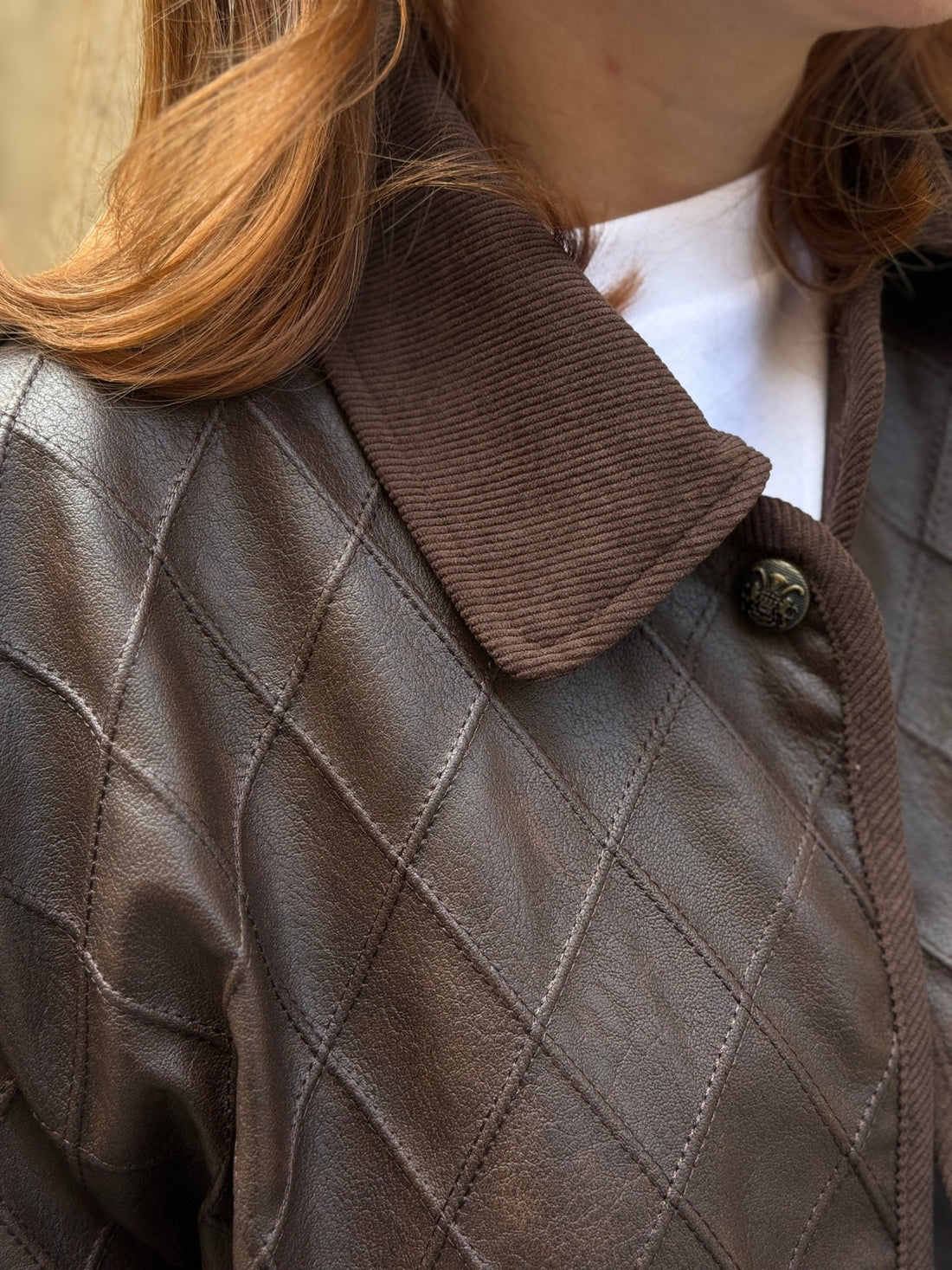 Veste Nava marron - Léone