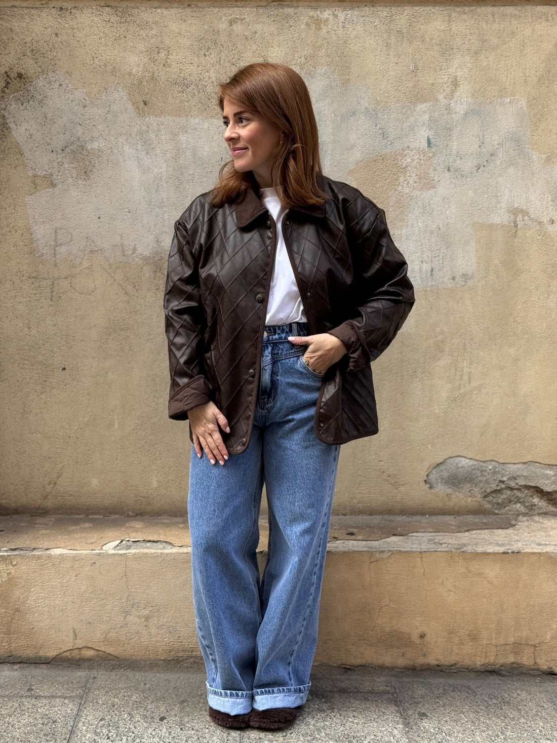 Veste Nava marron - Léone