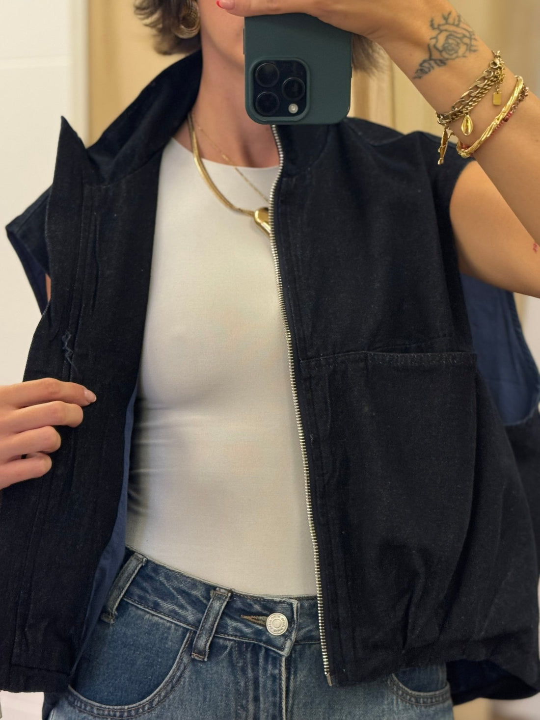 Veste Nikita bleu brut - Léone