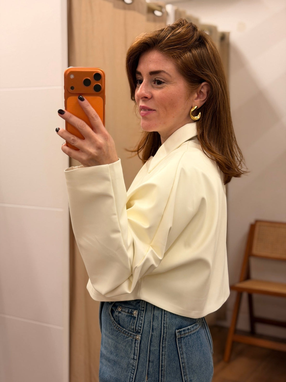 Veste Sara écrue - Léone