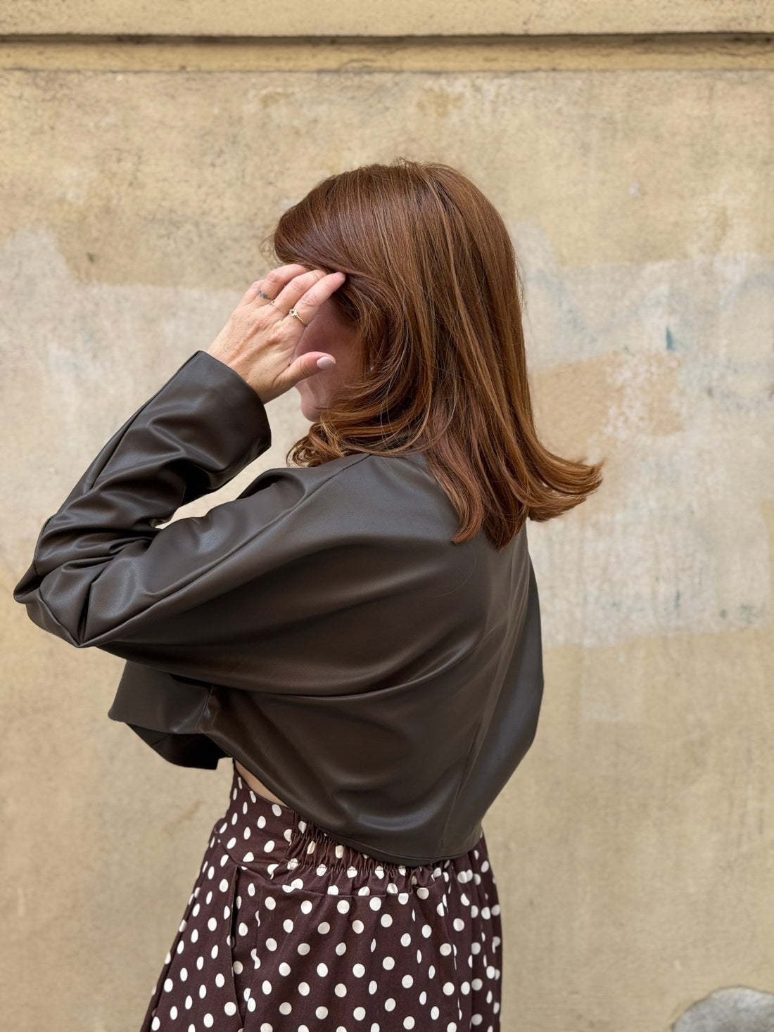 Veste Sara marron - Léone
