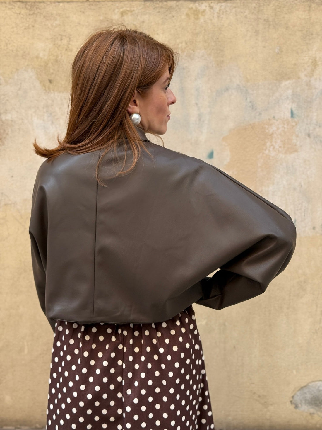Veste Sara marron - Léone