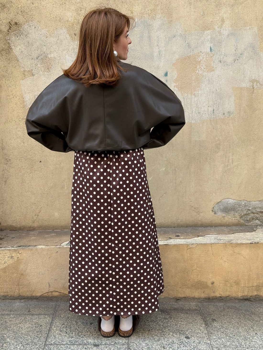 Veste Sara marron - Léone