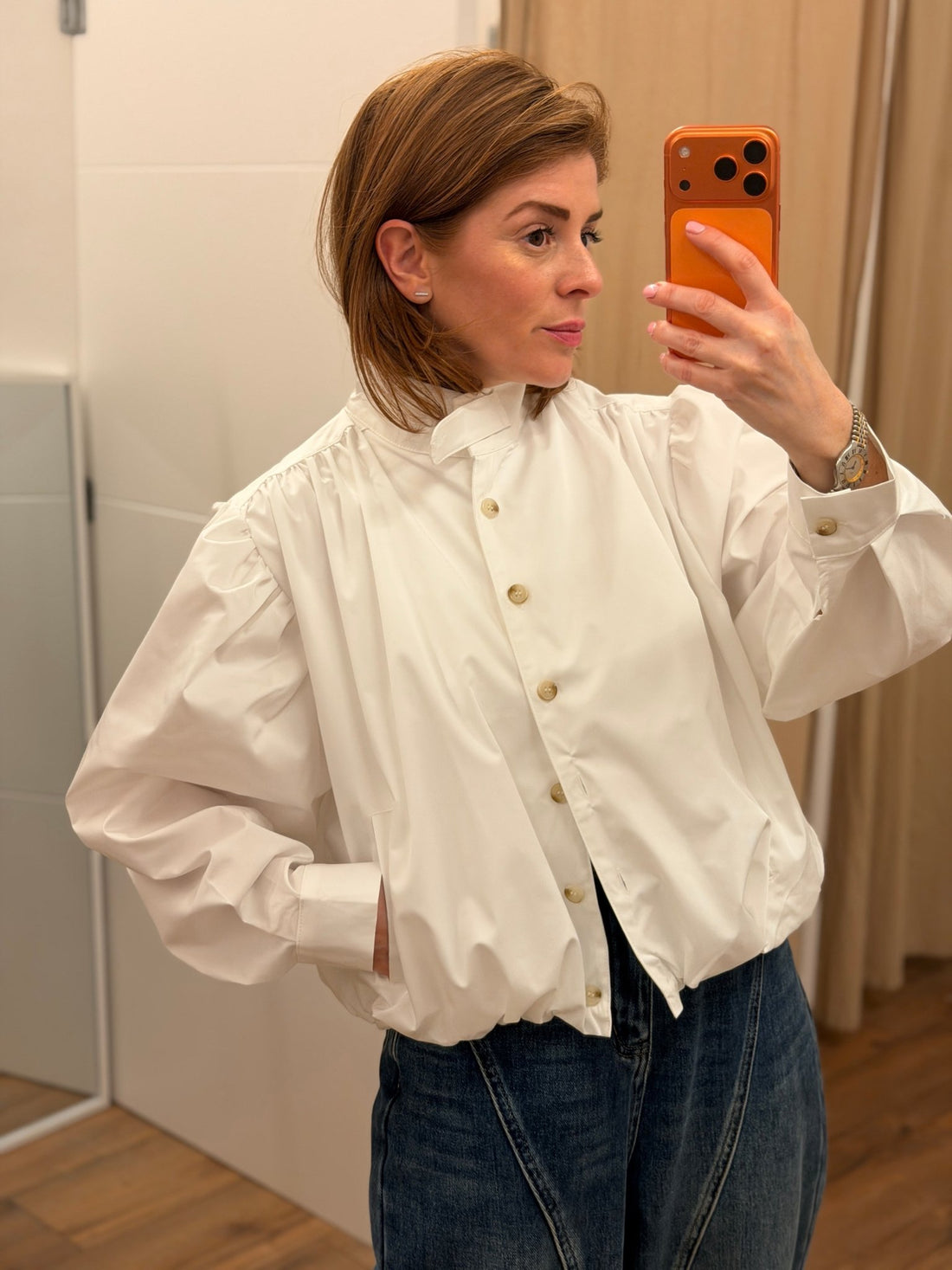 Veste Swann blanche - Léone