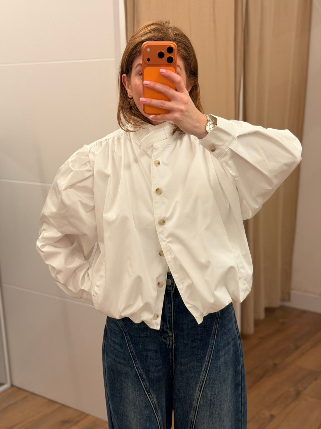 Veste Swann blanche - Léone